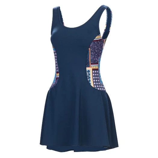 Price Drop DOLFIN Aquashape Women's Sweet Escape Color Block Swim Dress Swimsuit