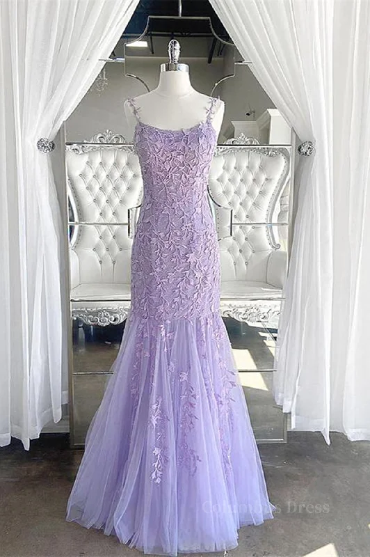 Customer Appreciation Sale Light Purple Lace Mermaid Corset Prom Dresses, Purple Lace Mermaid Corset Formal Evening Dresses outfit Customer Appreciation Sale Light Purple Lace Mermaid Corset Prom Dresses, Purple Lace Mermaid Corset Formal Evening Dresses outfit