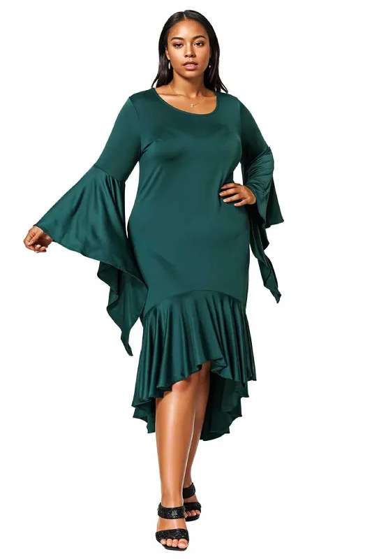Steals and Deals Arielle Flowy Mermaid Hem Dress