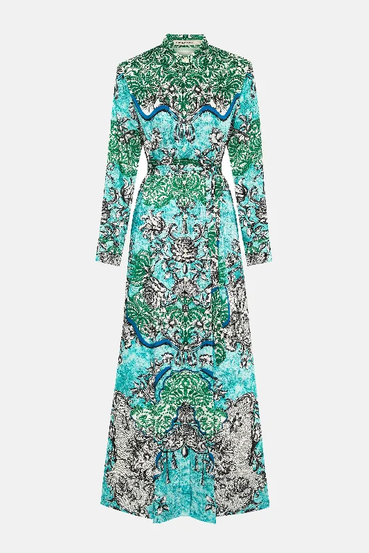 Savings Galore Torino Dress Rocaille Lace Cyan