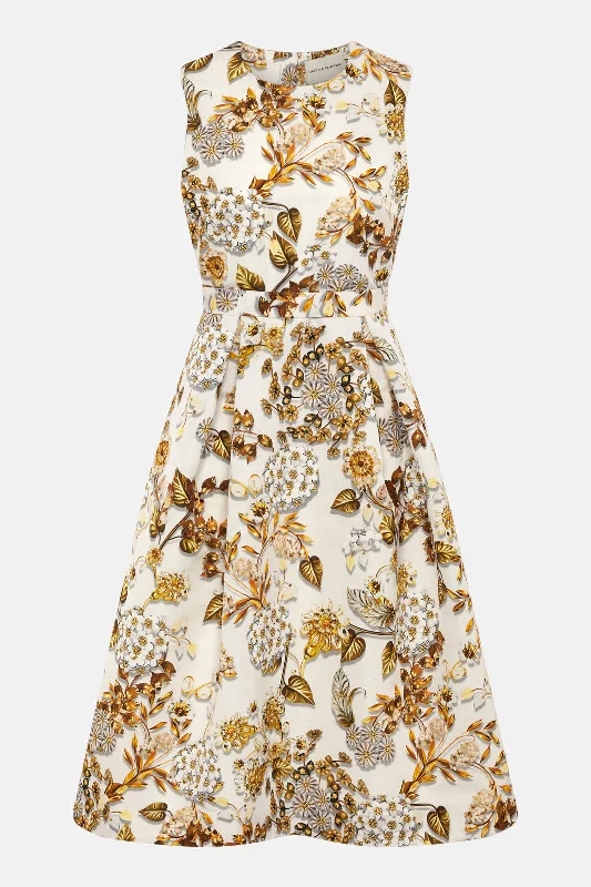 Closeout Sale Hepburn Dress Metallum Ivory