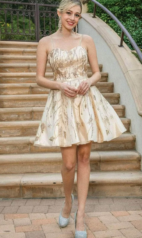 Don’t Miss Out Dancing Queen 3269 - Glitter Sweetheart Cocktail Dress
