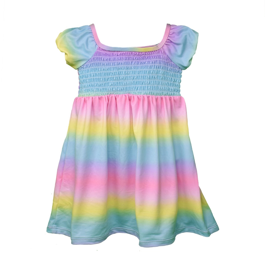 Price Reduction UPF 50+ Shelby Smocked Dress - E