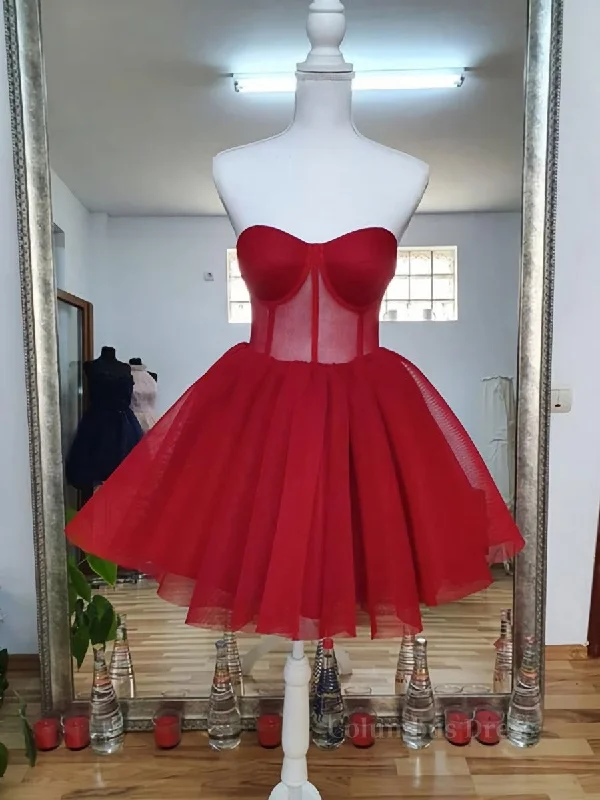 Blowout Sale Sweetheart Neck Short Red Corset Prom Dresses, Short Red Corset Formal Graduation Evening Dresses outfit Blowout Sale Sweetheart Neck Short Red Corset Prom Dresses, Short Red Corset Formal Graduation Evening Dresses outfit