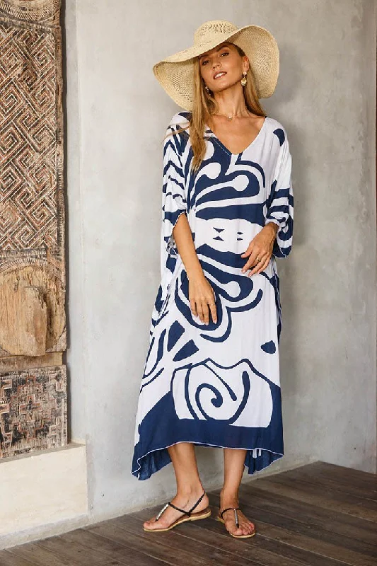 Unbeatable Prices SHU-SHI Women's Long Beach Butterfly Caftan Tunic Dress - Swimsuit Cover-Up Loose Poncho Unbeatable Prices SHU-SHI Women's Long Beach Butterfly Caftan Tunic Dress - Swimsuit Cover-Up Loose Poncho