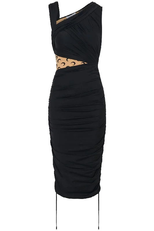 Exclusive Offers Marine Serre draped jersey dress with