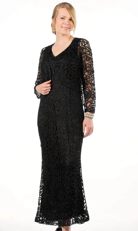 Great Bargains Soulmates C702 - Two Piece Illusion Lace Mother Of The Bride Dress