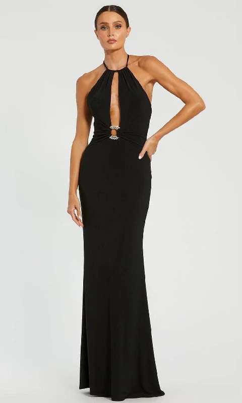 New Markdowns Mac Duggal 42065 - Sleeveless Open Back Prom Gown