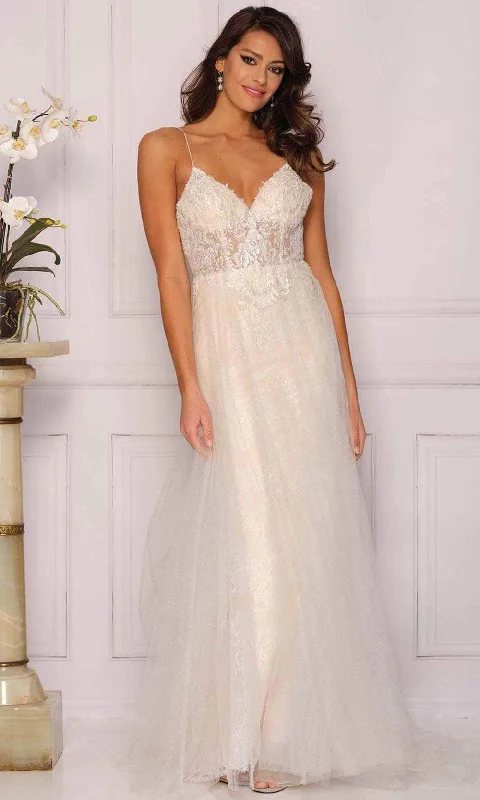 Don't Wait Dave & Johnny Bridal A10358 - Open-Back Bridal Gown
