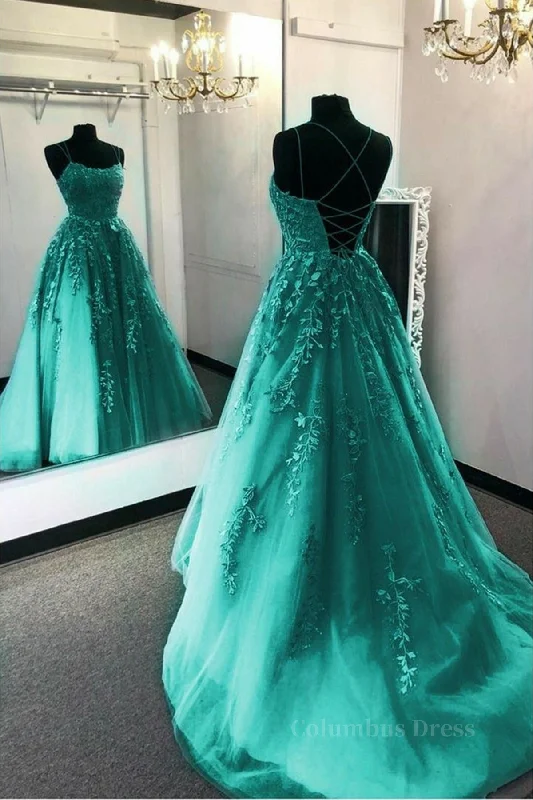 Big Savings Fashion Green Lace Appliques Open Back Tulle Long Corset Prom Dresses, Green Lace Corset Formal Dresses, Green Evening Dresses outfit Big Savings Fashion Green Lace Appliques Open Back Tulle Long Corset Prom Dresses, Green Lace Corset Formal Dresses, Green Evening Dresses outfit