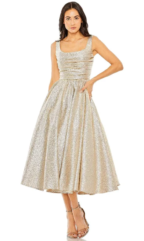 Great Deals Mac Duggal 68350 - Sleeveless Square Neck Prom Dress