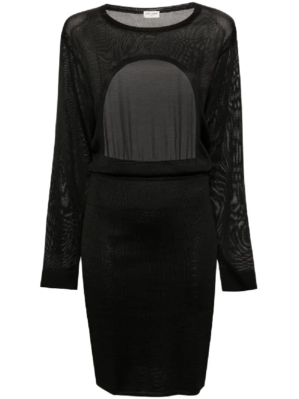 Instant Discount Saint Laurent  Dresses Black