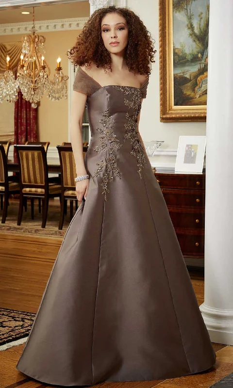 Unmissable Offer MGNY By Mori Lee 72811 - Floral Embroidered A-Line Evening Gown