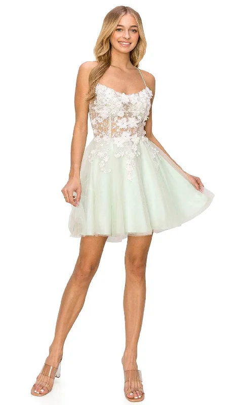 Act Fast Cinderella Couture 8053J - Sleeveless Embellished Cocktail Dress