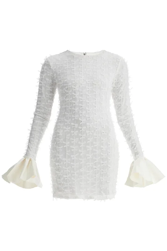 Fantastic Deals Rotate short mesh dress with bows