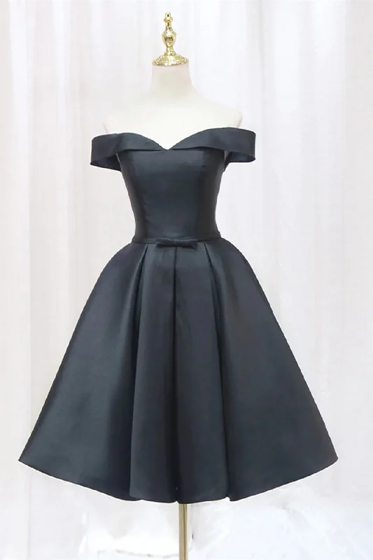 Steals and Deals Off the Shoulder Short Black Corset Prom Dresses, Off Shoulder Short Black Corset Formal Graduation Dresses outfit Steals and Deals Off the Shoulder Short Black Corset Prom Dresses, Off Shoulder Short Black Corset Formal Graduation Dresses outfit