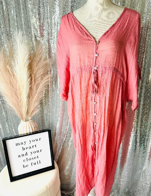 Blowout Sale Button Down Cover Up Dress
