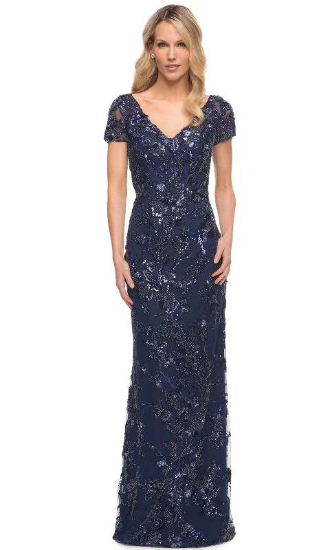 Must-Have Deals La Femme 30375 - Beaded Sheath Dress