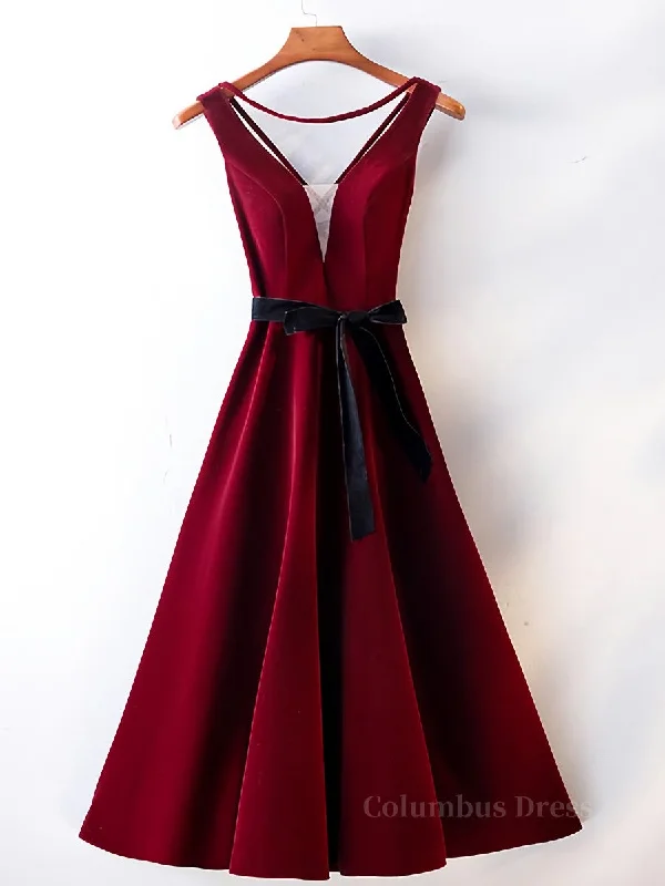 Super Bargain A Line V Neck Short Burgundy Corset Prom Dresses, Wine Red Short Corset Formal Graduation Corset Homecoming Dresses outfit Super Bargain A Line V Neck Short Burgundy Corset Prom Dresses, Wine Red Short Corset Formal Graduation Corset Homecoming Dresses outfit