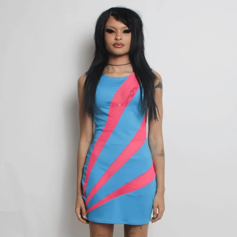 Special Price LASER DRESS BLUE / PINK