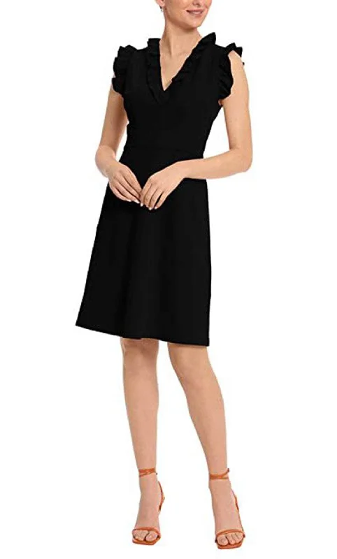 Today’s Deal Maggy London G5197M - Ruffle Sleeve Sheath Short Dress