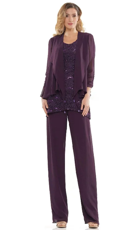Take Advantage Marsoni by Colors - M303 Three-Piece Chiffon Lace Pantsuit