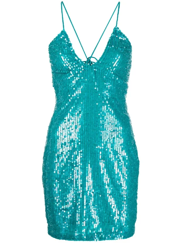 Price Reduction Parosh Dresses Clear Blue