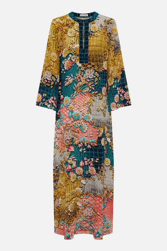 Limited Time Discount Collins Kaftan Dress Metallum Patchwork