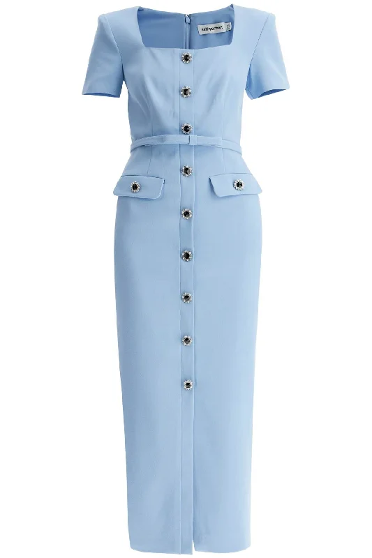 Can't Be Beat Self Portrait midi crãªpe dress