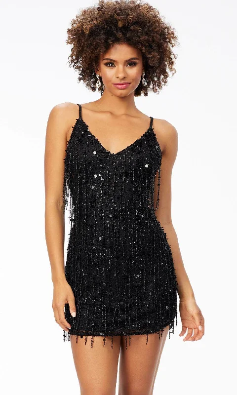 Buy Now Ashley Lauren 4506 - Sleeveless V-Neck Cocktail Dress