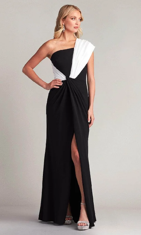 Year-End Sale Tadashi Shoji CY22382L - High Slit Sheath Evening Gown