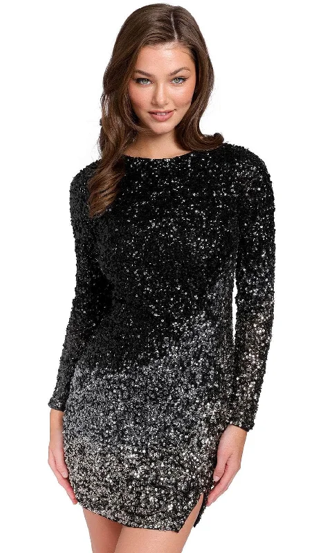 Last Chance Primavera Couture 3819 - High-Neck Ombre Cocktail Dress