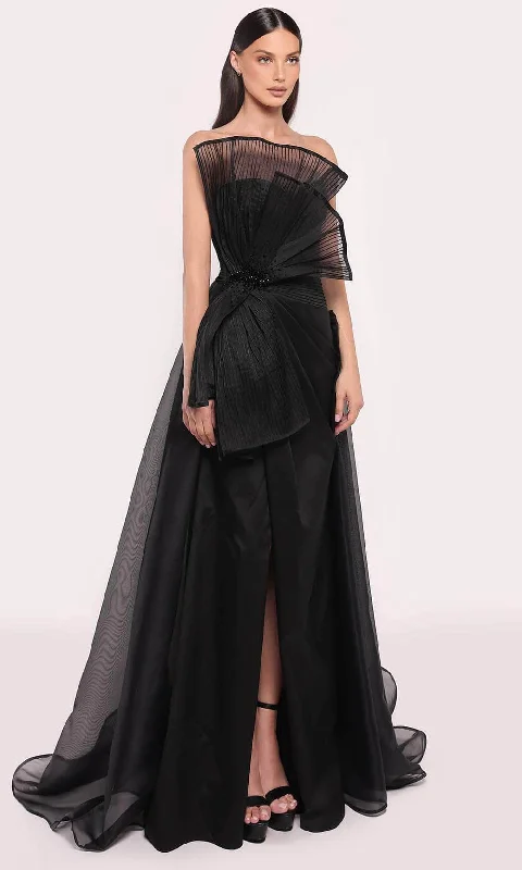 Mega Sale Tarik Ediz 98708 - Draped Tier Bodice Gown