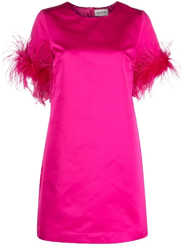Super Deal Parosh Dresses Fuchsia