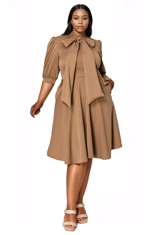 Take Advantage Carina Donna Flare Dress w/ Pockets
