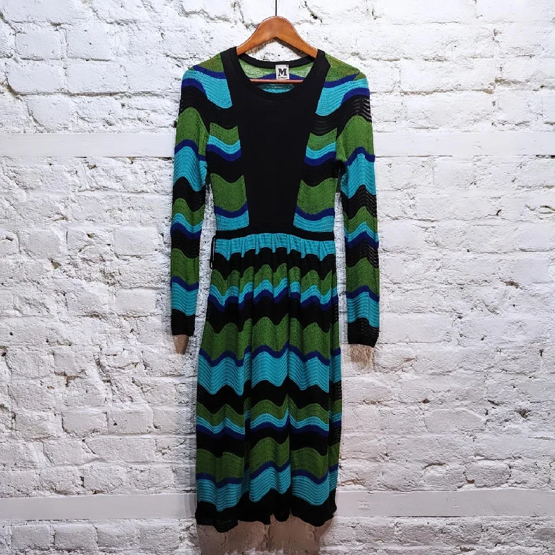 Today’s Deal MISSONI
BLACK/BLUE/GREEN KNIT DRESS