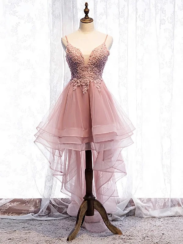 Deal Dash High Low Pink Lace Corset Prom Dresses, Pink High Low Corset Formal Graduation Corset Homecoming Dresses outfit Deal Dash High Low Pink Lace Corset Prom Dresses, Pink High Low Corset Formal Graduation Corset Homecoming Dresses outfit