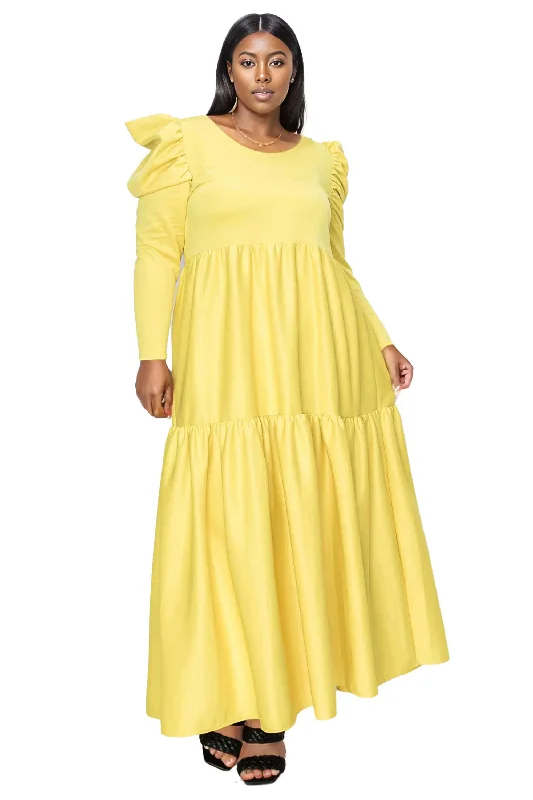 Take Advantage Isabel Tiered Maxi Dress