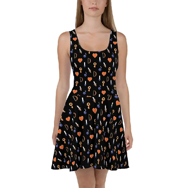 Super Deal 8-bit Legend Skater Dress