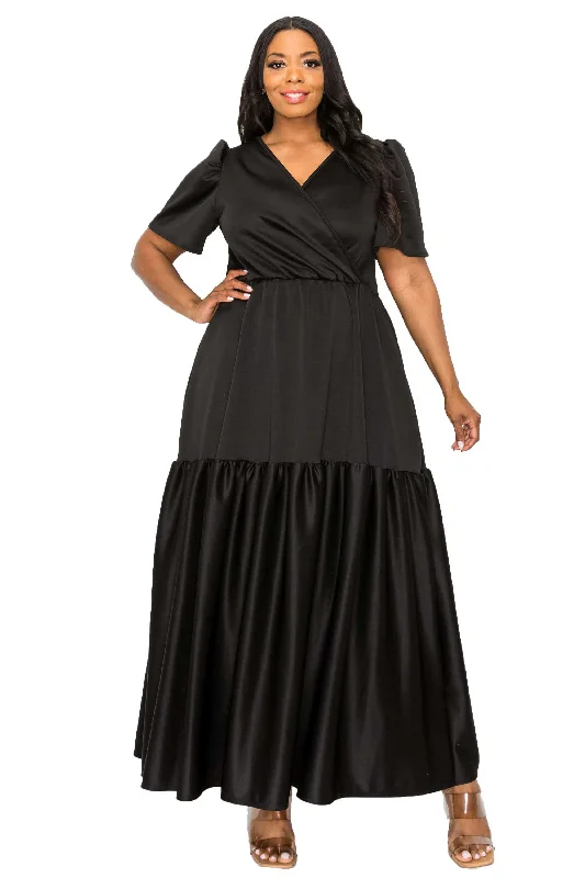 Crazy Savings Joli Surplice Neck Dress