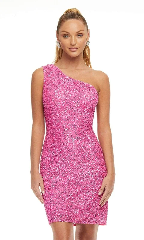 Overstock Ashley Lauren - 4469 Cutout Lace-up Back Fully Beaded Cocktail Dress