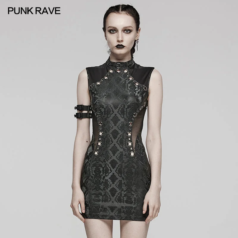 Limited Time Discount PUNK Sleeveless Dress