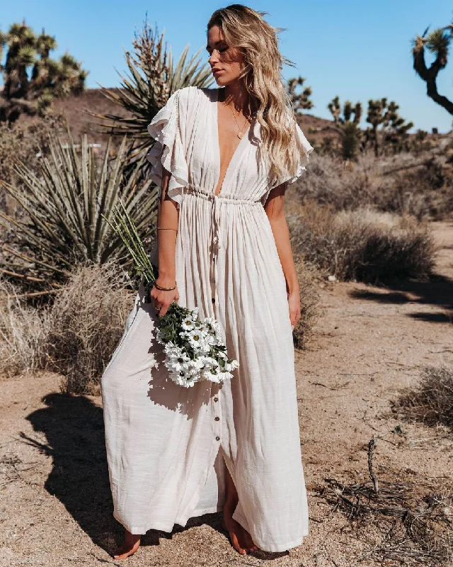Price Reduction V Neck Maxi Dress