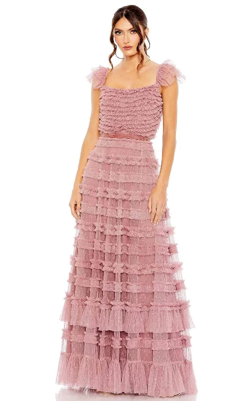 New Deals Mac Duggal 8052 - Ruffle Tiered Evening Gown