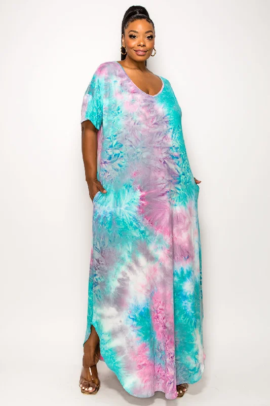 Lilac and Mint Tie Dye
