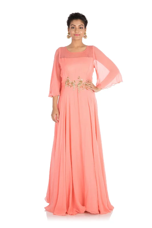 Fantastic Offers Rouge Pink Gown