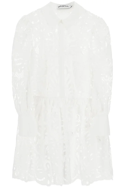 Unmissable Offer Self Portrait floral lace chemisier dress