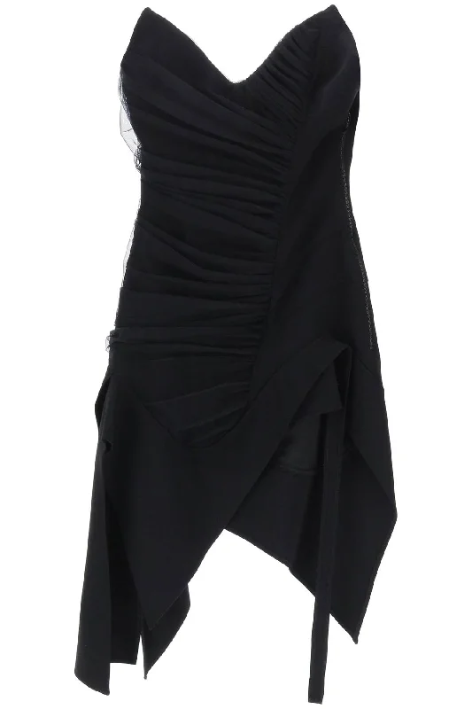 Price Drop Alert Mugler asymmetric mini bustier dress