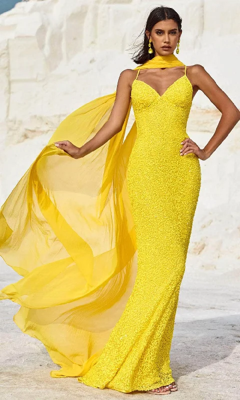 Fantastic Deals Blush by Alexia Designs 91027 - Spaghetti Strap Sequin Prom Dress