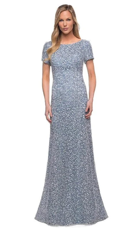 Stock Clearance La Femme - 29134 Modest Embroidered Mother of the Bride A-line Dress